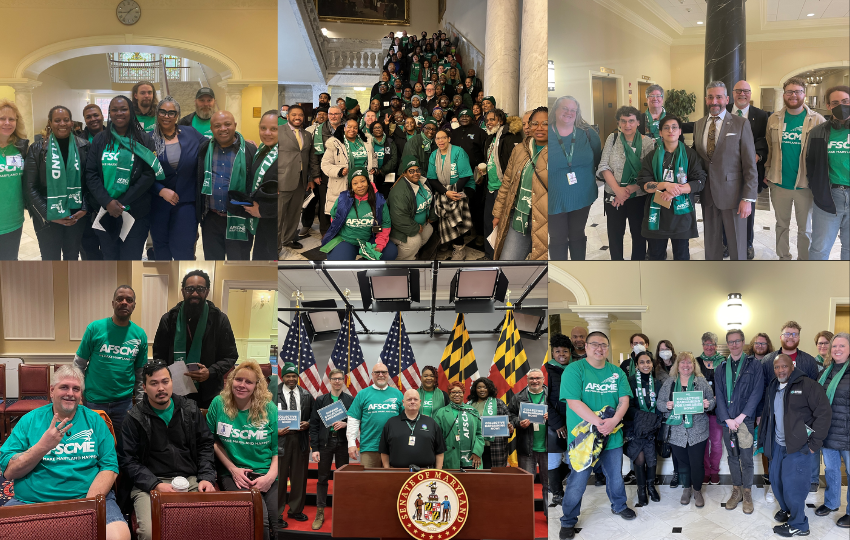 AFSCME Maryland Celebrates Passage Of Pro-Worker Legislation During ...