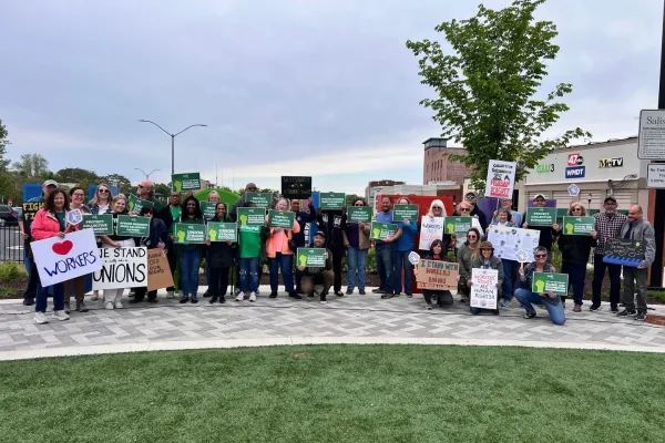 AFSCME members and allies rally together in Salisbury