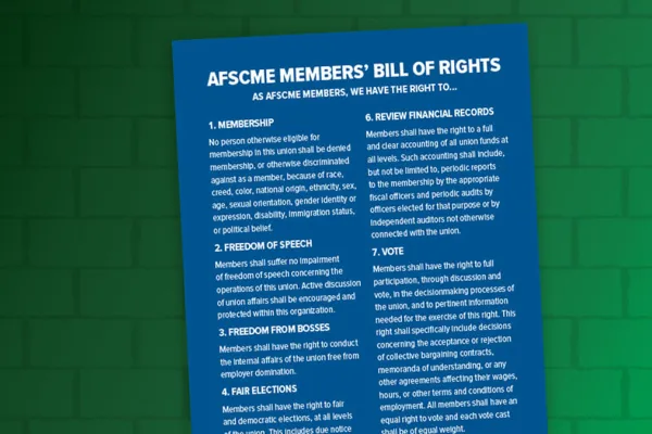 AFSCME Members' Bill of Rights