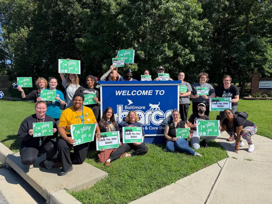 Group photo of BARCS Workers Union