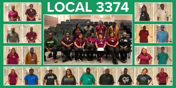 Collage of the members of AFSCME Local 3374
