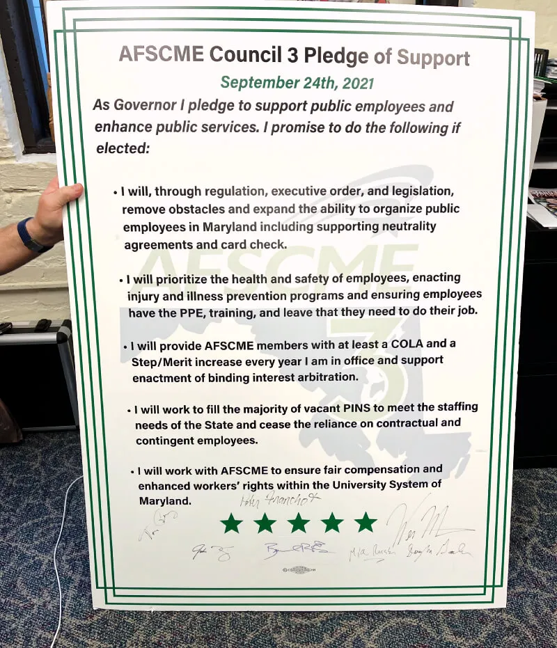 AFSCME Maryland Pledge